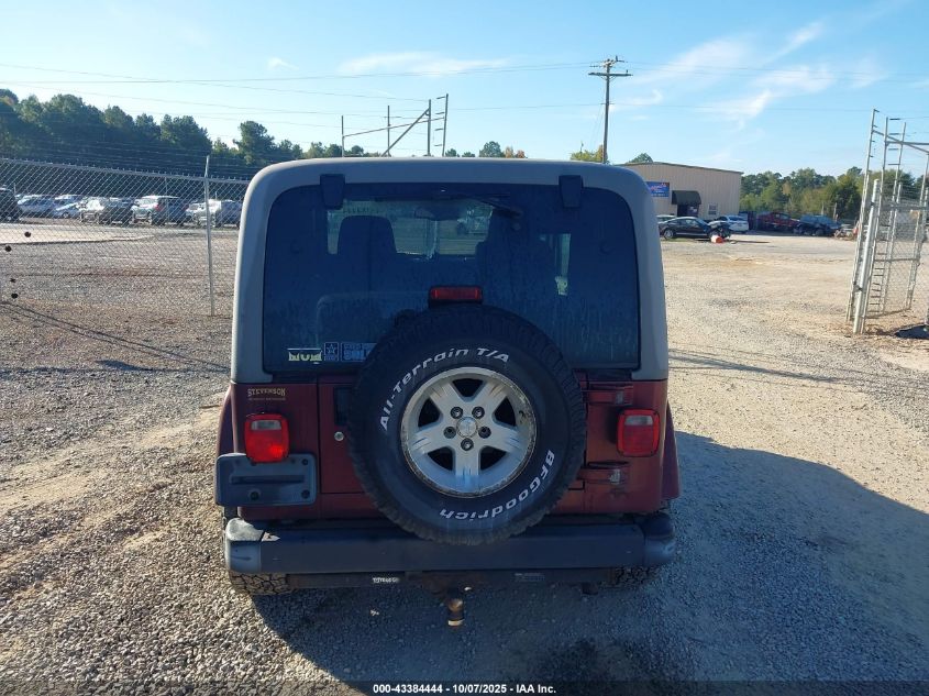 2004 Jeep Wrangler Sahara VIN: 1J4FA59S34P715189 Lot: 43384444