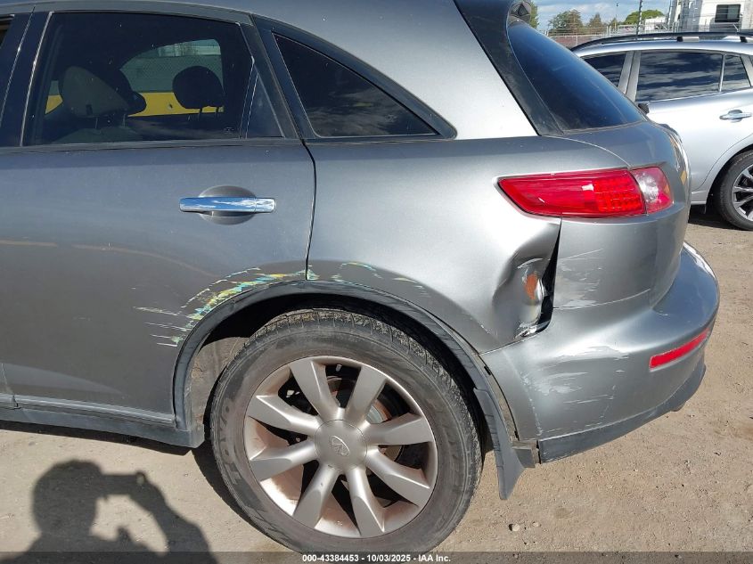 2003 Infiniti Fx35 VIN: JNRAS08W43X206604 Lot: 43384453