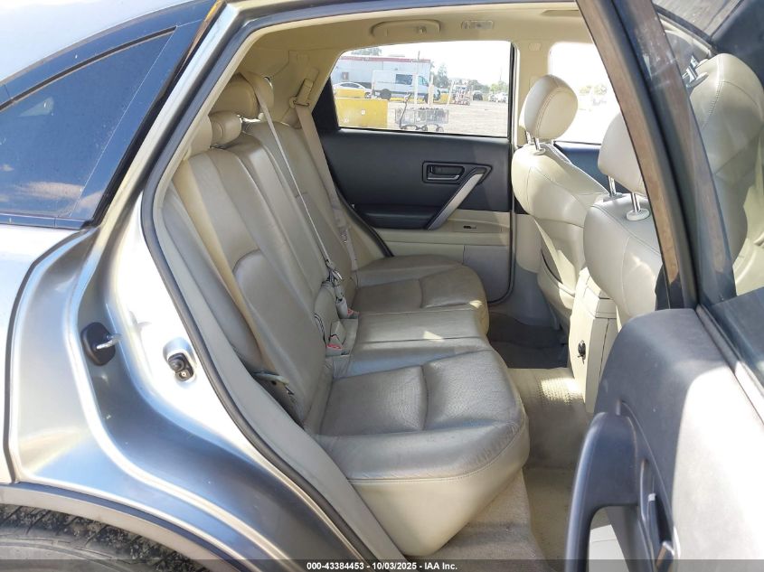 2003 Infiniti Fx35 VIN: JNRAS08W43X206604 Lot: 43384453