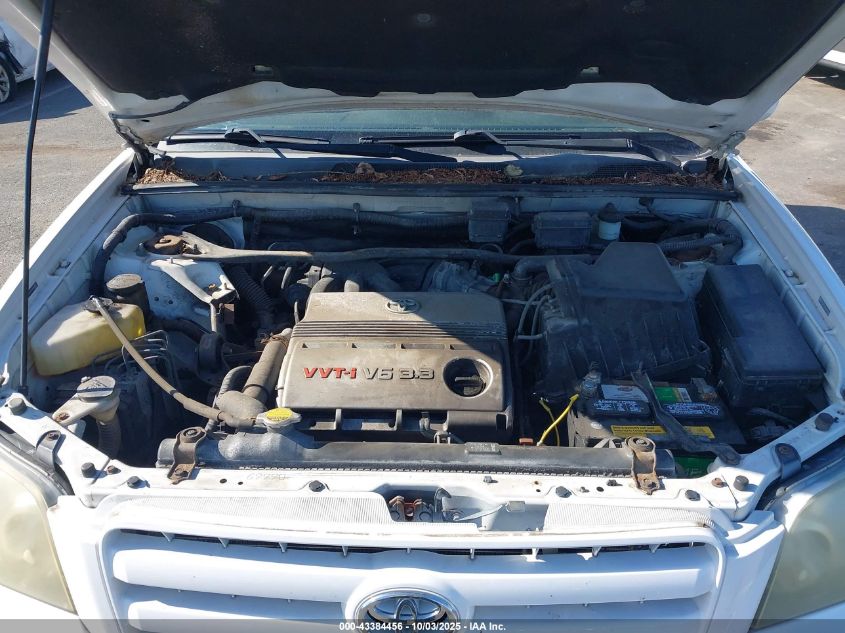 2006 Toyota Highlander Limited V6 VIN: JTEDP21A460094307 Lot: 43384456