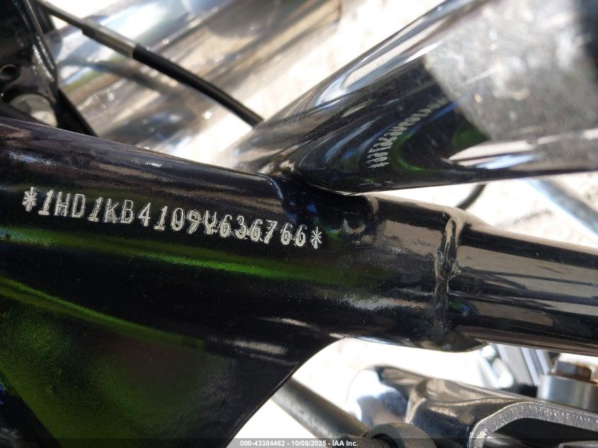 2009 Harley-Davidson Flhx VIN: 1HD1KB4109Y636766 Lot: 43384462