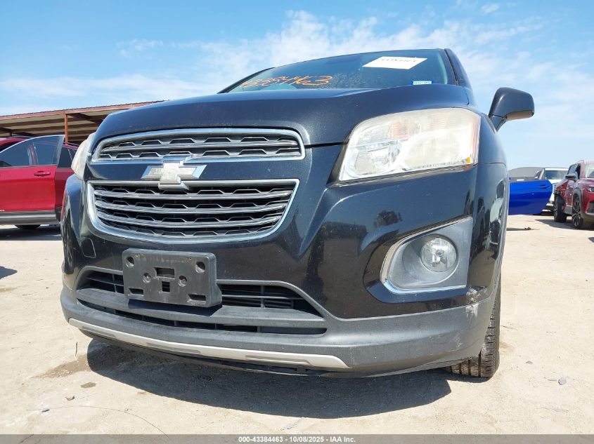 2015 Chevrolet Trax Ltz VIN: KL7CJTSB4FB071562 Lot: 43384463