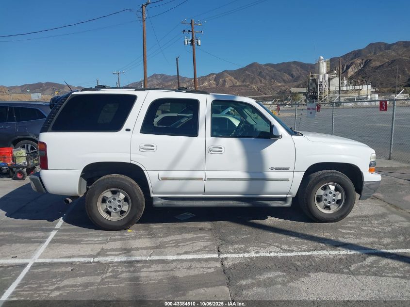 2001 Chevrolet Tahoe Lt VIN: 1GNEK13T01R227432 Lot: 43384510
