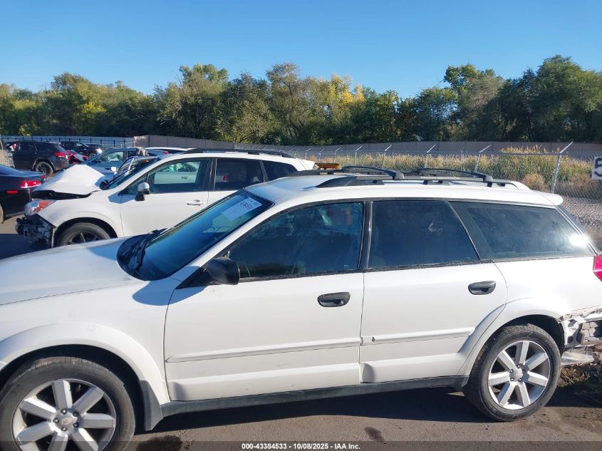 2009 Subaru Outback 2.5I VIN: 4S4BP61C697314980 Lot: 43384533