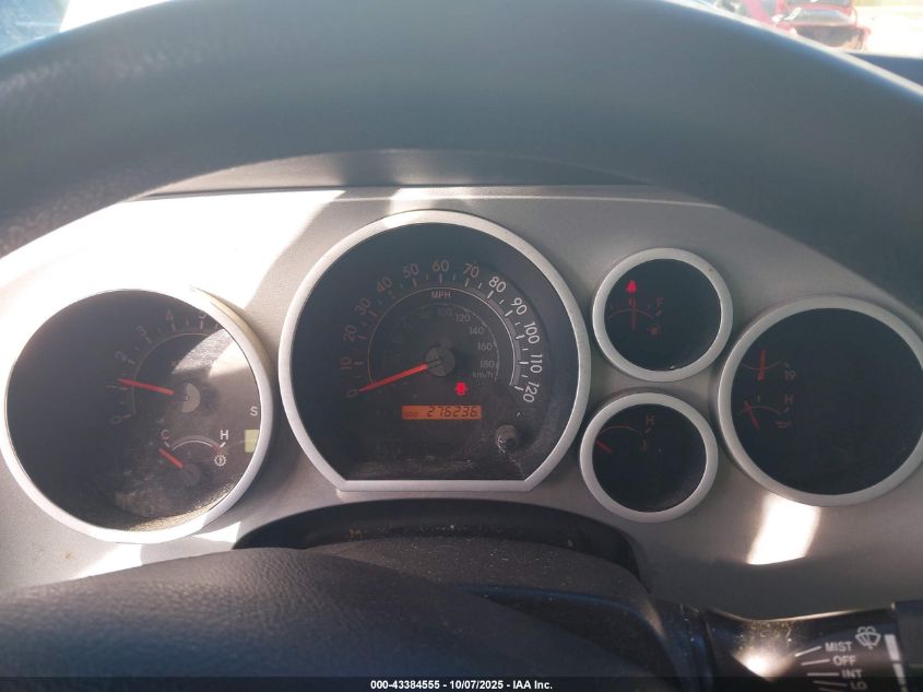 2008 Toyota Tundra Sr5 5.7L V8 VIN: 5TBBV54128S493224 Lot: 43384555