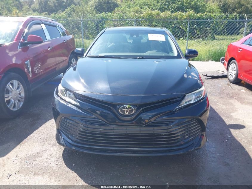 2020 Toyota Camry Le VIN: 4T1C11AKXLU877796 Lot: 43384594