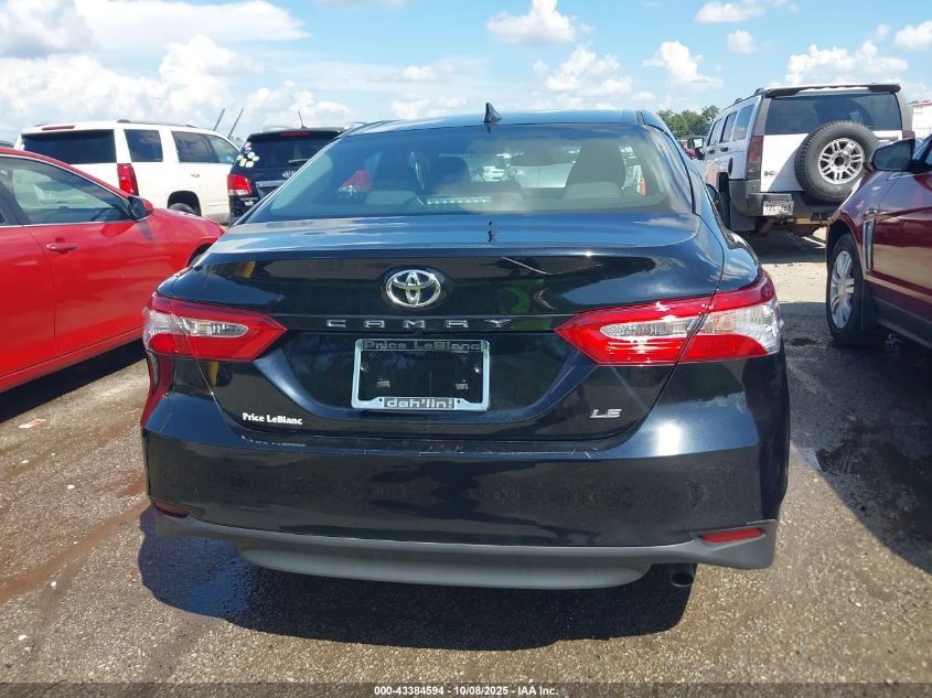 2020 Toyota Camry Le VIN: 4T1C11AKXLU877796 Lot: 43384594