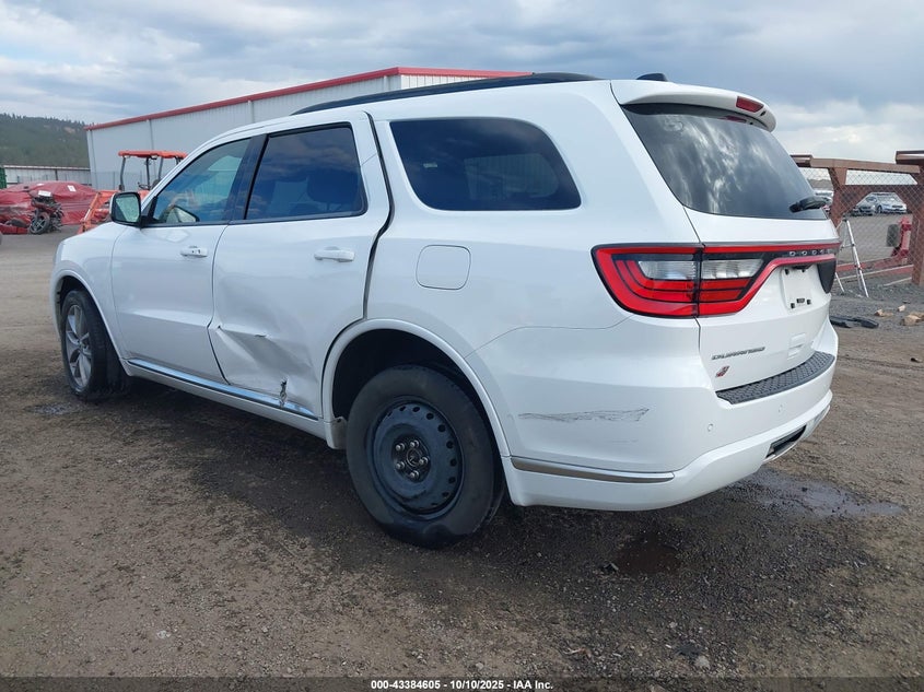 2019 Dodge Durango 3.6 Sxt Awd White Lot 111043384605 Vin 1C4RDJAG0KC777549