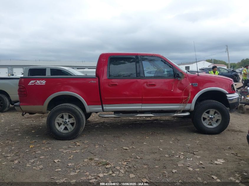 2001 Ford F-150 King Ranch Edition/Lariat/Xlt VIN: 1FTRW08L21KA19062 Lot: 43384612
