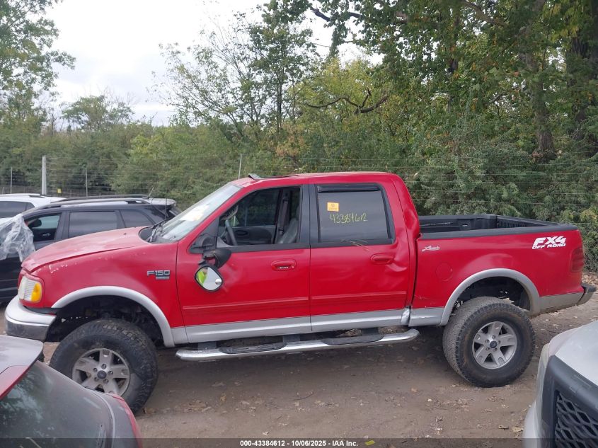 2001 Ford F-150 King Ranch Edition/Lariat/Xlt VIN: 1FTRW08L21KA19062 Lot: 43384612