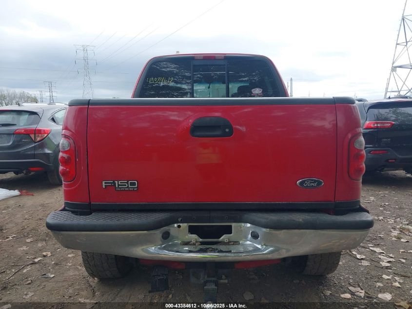 2001 Ford F-150 King Ranch Edition/Lariat/Xlt VIN: 1FTRW08L21KA19062 Lot: 43384612