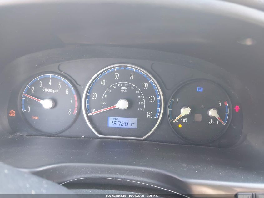 2009 Hyundai Santa Fe Gls VIN: 5NMSG13D79H322950 Lot: 43384634