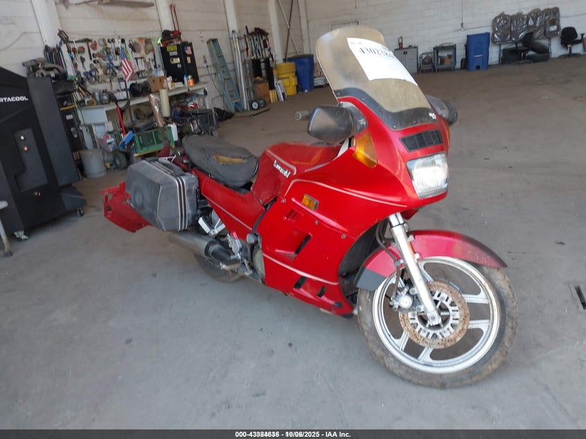 1990 Kawasaki Zg1000 red null null JKAZGCA1XLB505607 photo #1