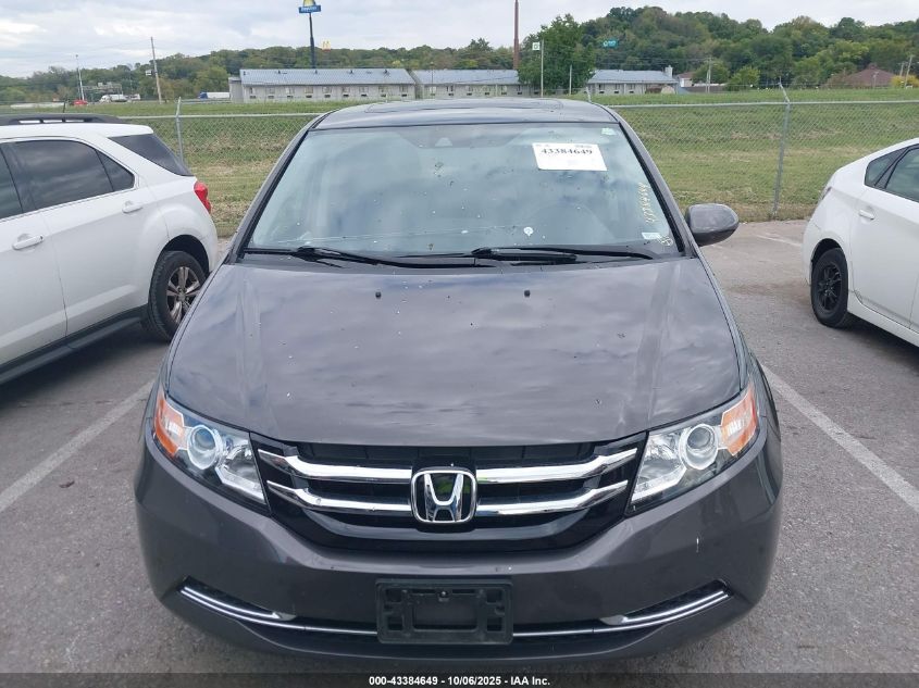 2014 Honda Odyssey Ex-L VIN: 5FNRL5H69EB020373 Lot: 43384649