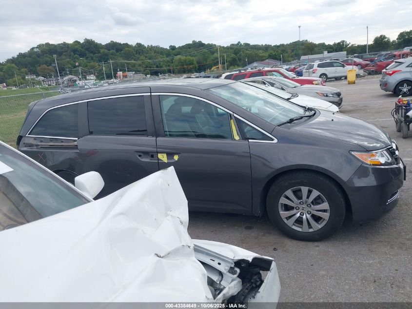 2014 Honda Odyssey Ex-L VIN: 5FNRL5H69EB020373 Lot: 43384649