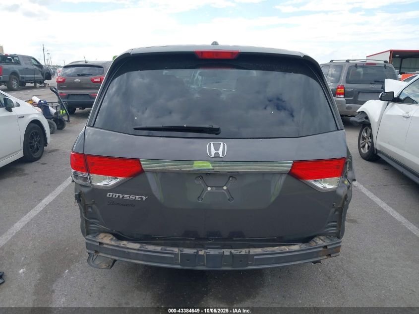 2014 Honda Odyssey Ex-L VIN: 5FNRL5H69EB020373 Lot: 43384649