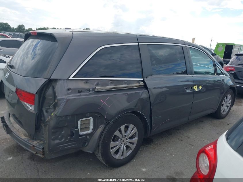 2014 Honda Odyssey Ex-L VIN: 5FNRL5H69EB020373 Lot: 43384649