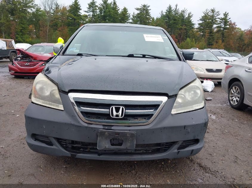 2005 Honda Odyssey Ex-L VIN: 5FNRL38645B126041 Lot: 43384669