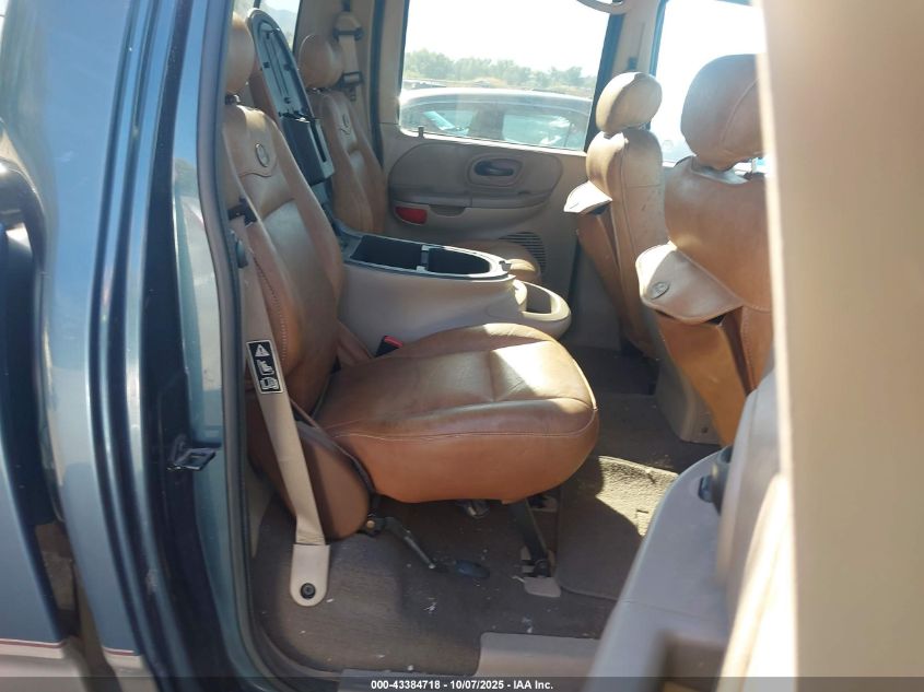 2002 Ford F-150 Lariat/Xlt VIN: 1FTRW08L12KB74302 Lot: 43384718