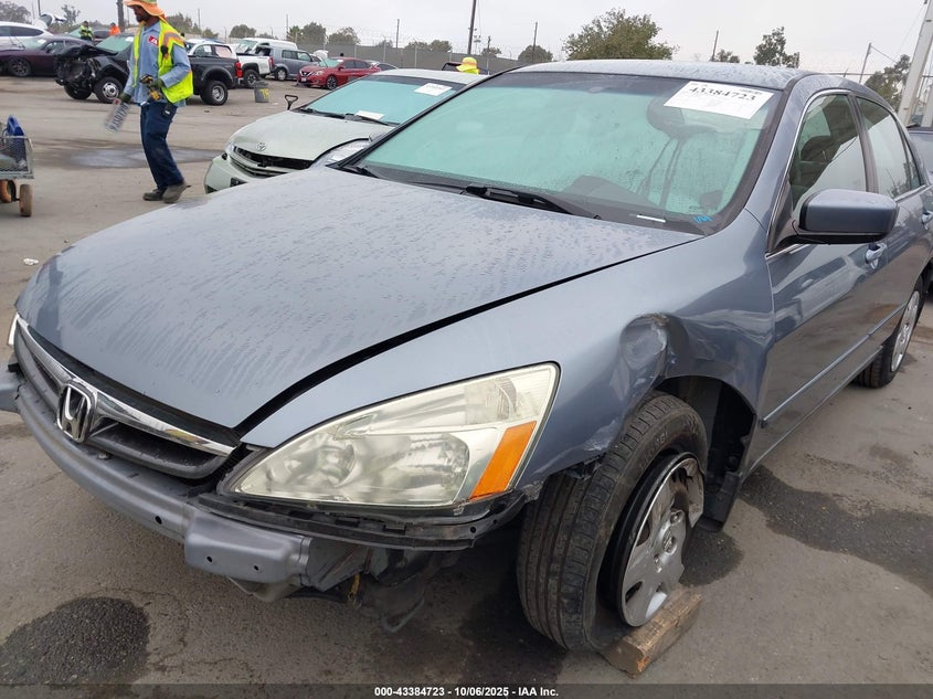 2007 Honda Accord 2.4 Lx VIN: 1HGCM56487A086561 Lot: 43384723