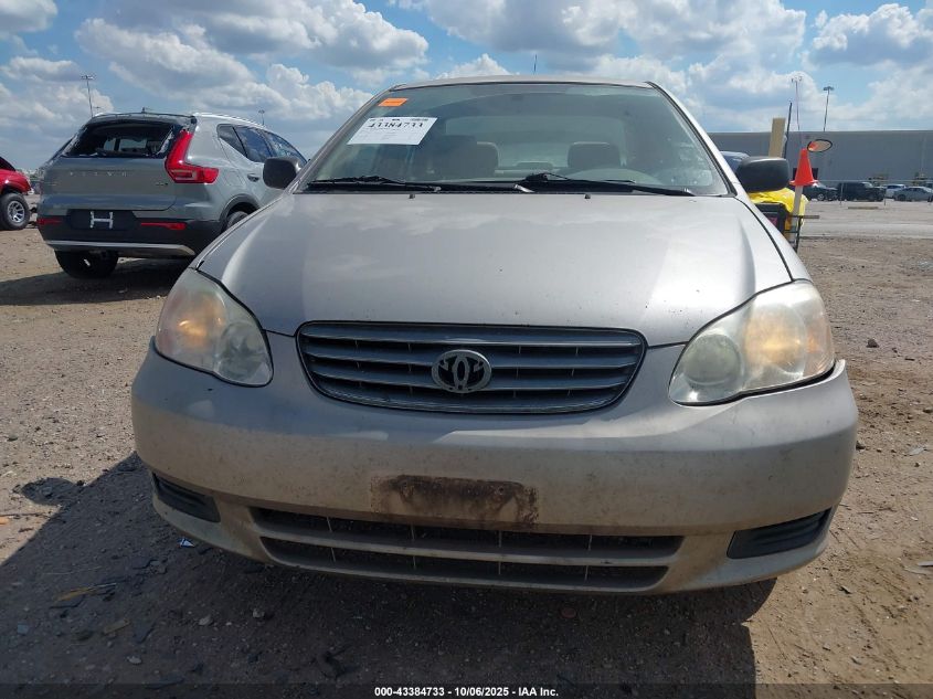 2003 Toyota Corolla Le VIN: 1NXBR32E23Z136132 Lot: 43384733