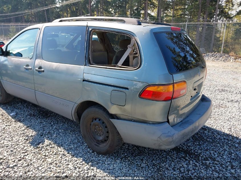 1999 Toyota Sienna Le VIN: 4T3ZF13C4XU135232 Lot: 43384752