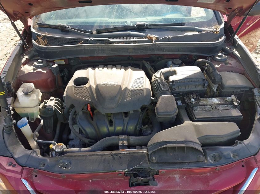 2013 Hyundai Sonata Gls VIN: 5NPEB4AC4DH573606 Lot: 43384784