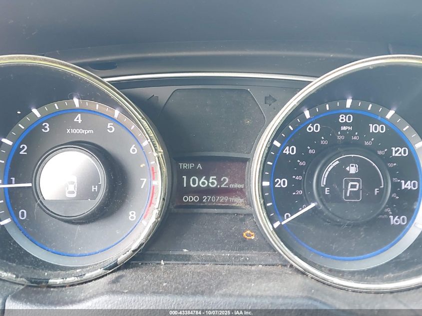 2013 Hyundai Sonata Gls VIN: 5NPEB4AC4DH573606 Lot: 43384784