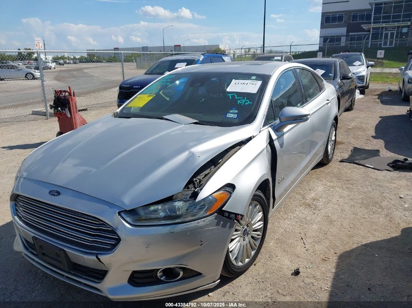 2013 Ford Fusion Energi Titanium VIN: 3FA6P0SU5DR365842 Lot: 43384792