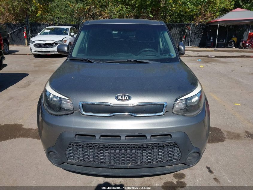 2014 Kia Soul VIN: KNDJN2A25E7070867 Lot: 43384805