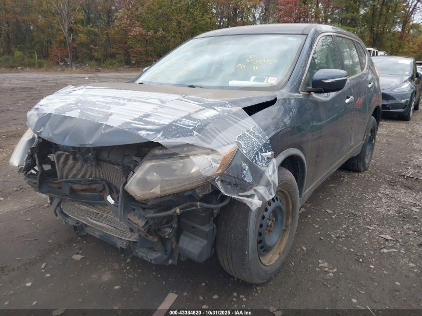 2015 Nissan Rogue S VIN: KNMAT2MV2FP590974 Lot: 43384820