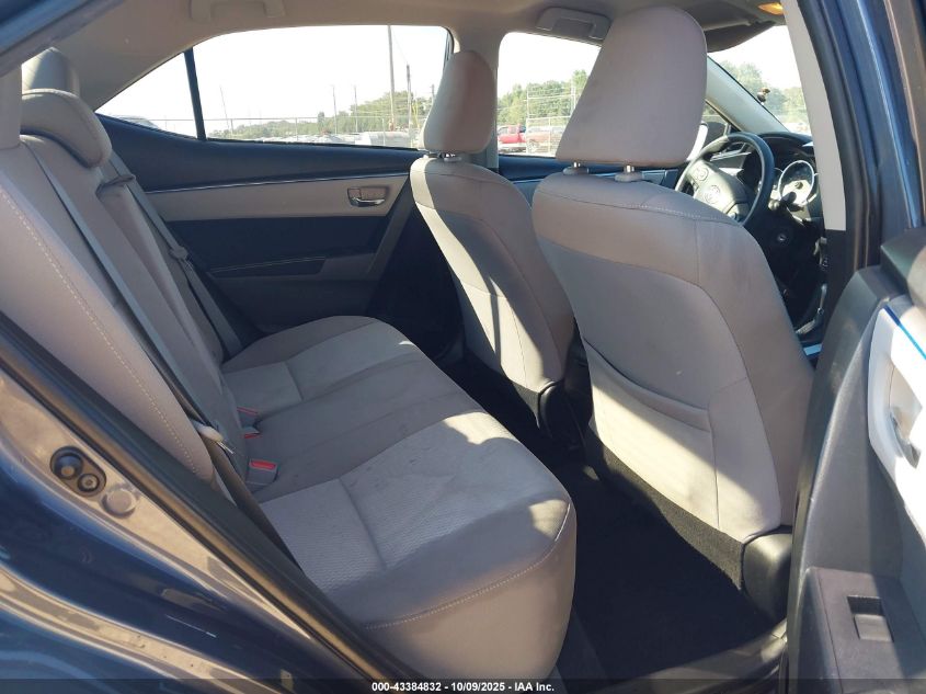 2016 Toyota Corolla Le VIN: 5YFBURHE1GP476890 Lot: 43384832