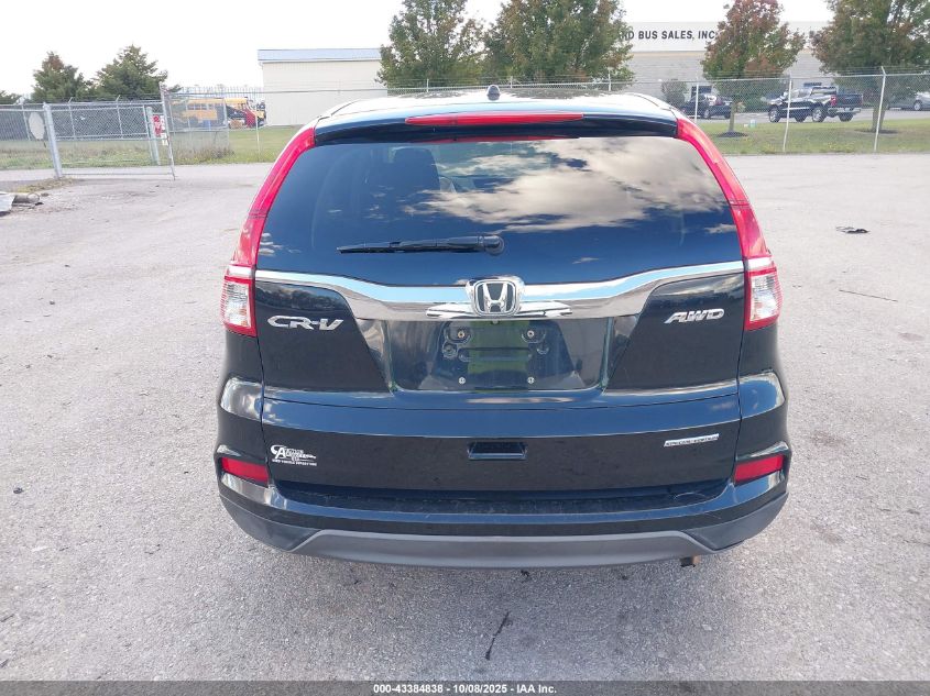 2016 Honda Cr-V Se VIN: 5J6RM4H42GL023728 Lot: 43384838