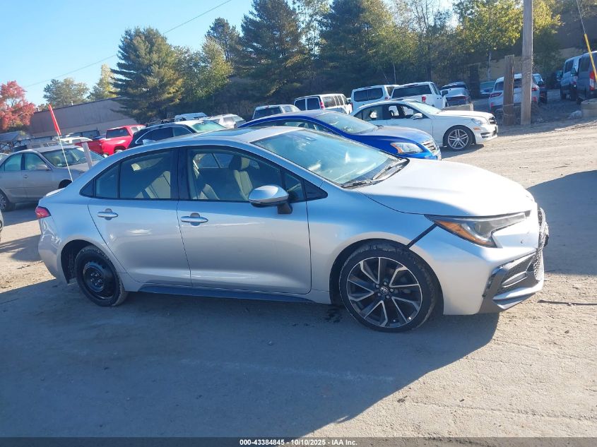 2020 Toyota Corolla Se VIN: JTDP4RCEXLJ010502 Lot: 43384845