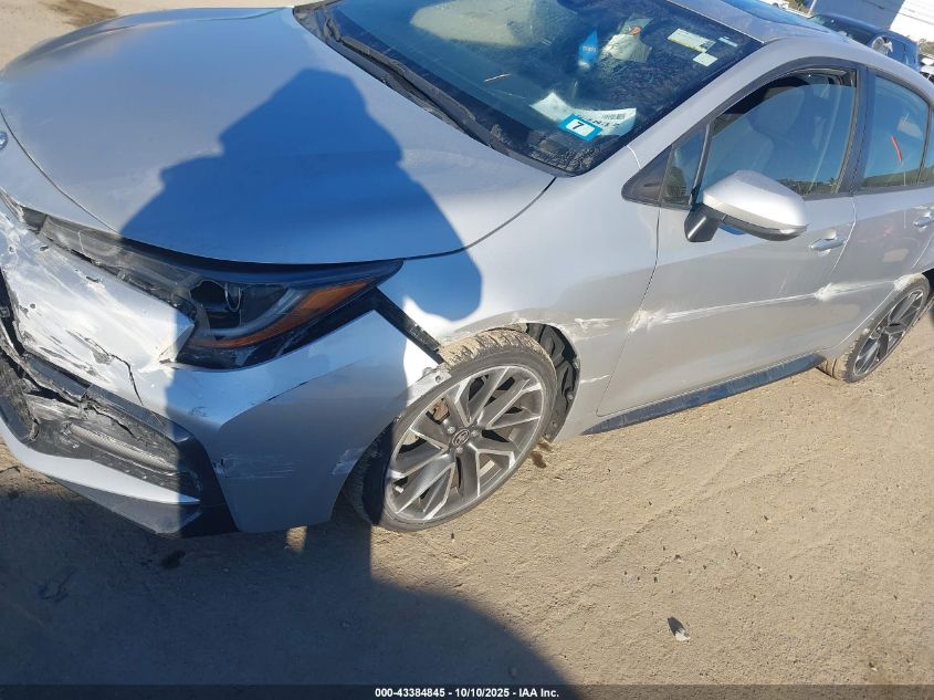 2020 Toyota Corolla Se VIN: JTDP4RCEXLJ010502 Lot: 43384845