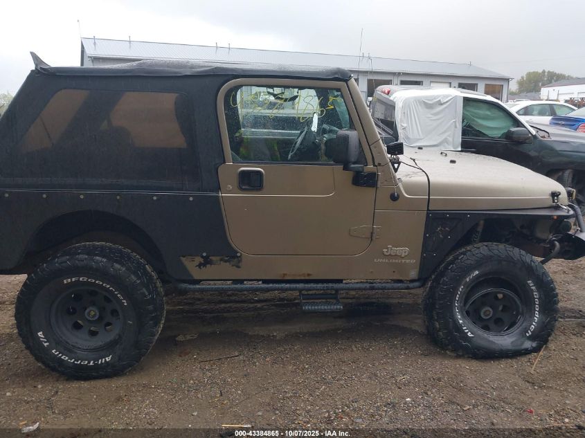 2005 Jeep Wrangler Unlimited VIN: 1J4FA44S15P301007 Lot: 43384865