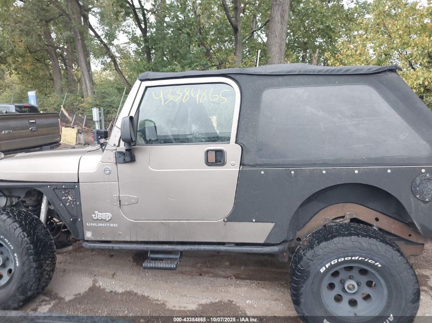 2005 Jeep Wrangler Unlimited VIN: 1J4FA44S15P301007 Lot: 43384865