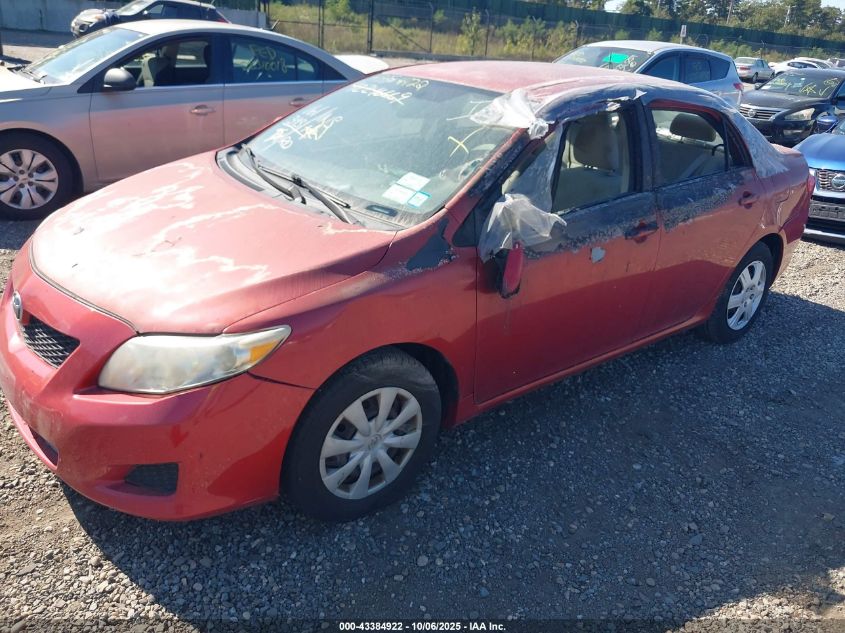 2009 Toyota Corolla Le VIN: JTDBL40E89J051322 Lot: 43384922