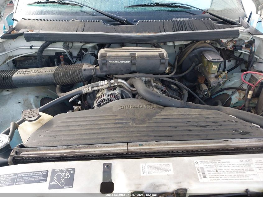 1996 Dodge Ram 1500 VIN: 1B7HC16Y2TS529083 Lot: 43384961