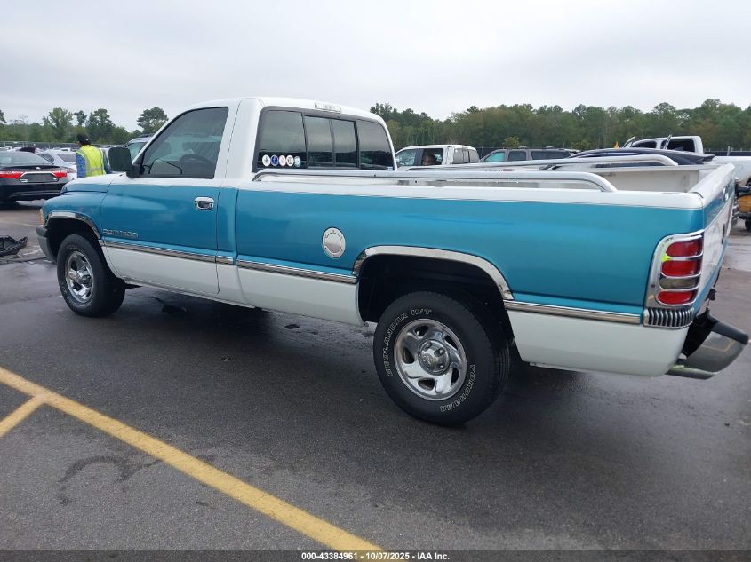 1996 Dodge Ram 1500 VIN: 1B7HC16Y2TS529083 Lot: 43384961