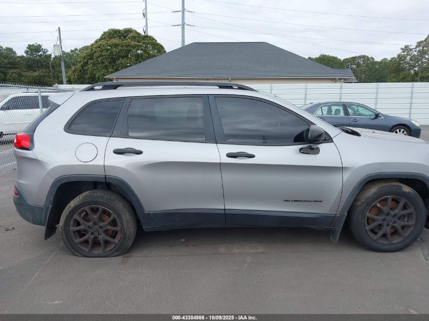 2016 Jeep Cherokee Sport VIN: 1C4PJLAB5GW346744 Lot: 43384986