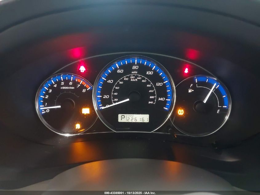 2011 Subaru Forester 2.5X VIN: JF2SHABCXBH782487 Lot: 43385001