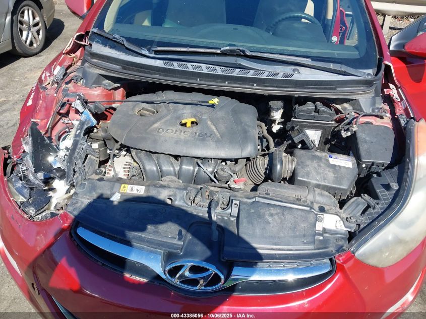 2013 Hyundai Elantra Gls VIN: KMHDH4AE7DU663779 Lot: 43385056