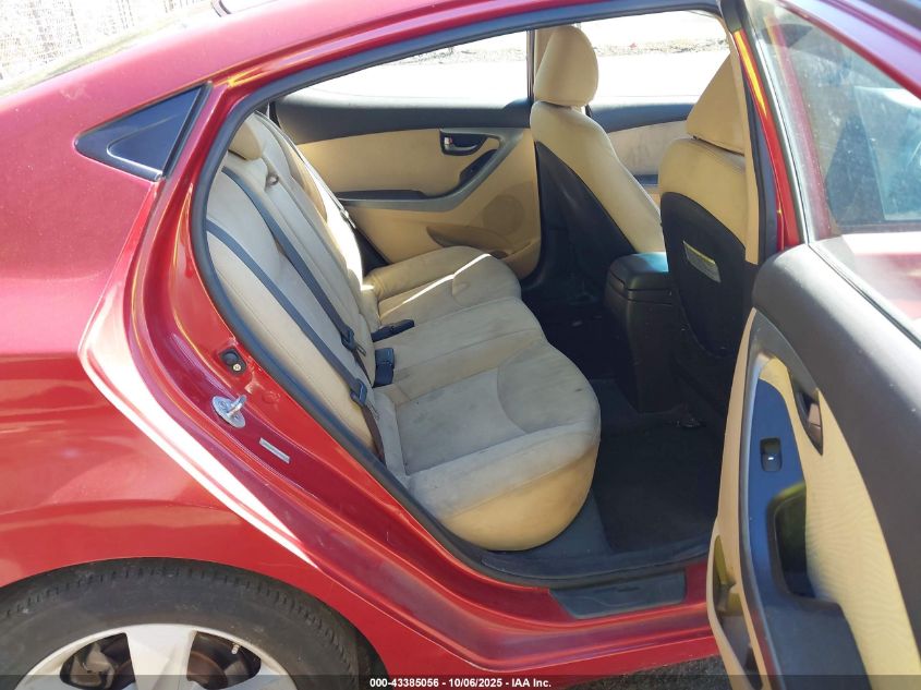 2013 Hyundai Elantra Gls VIN: KMHDH4AE7DU663779 Lot: 43385056