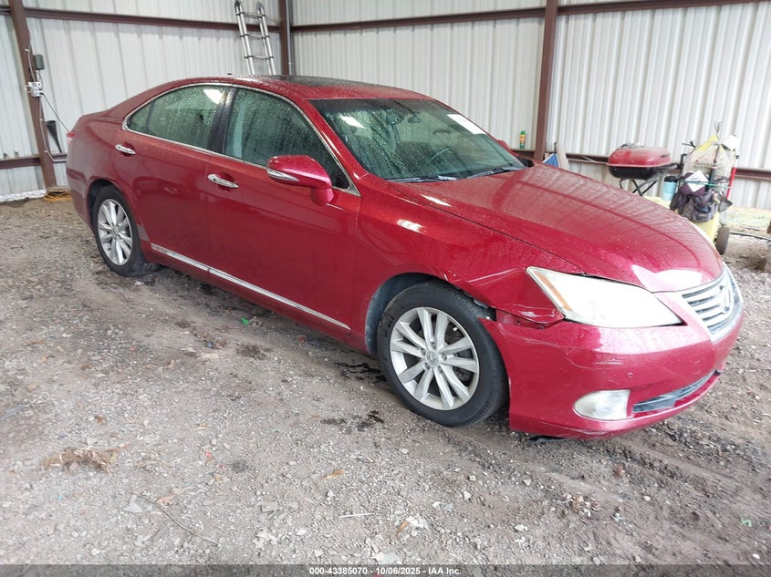 2011 Lexus Es 350 red sedan gasoline JTHBK1EG2B2427085 photo #1