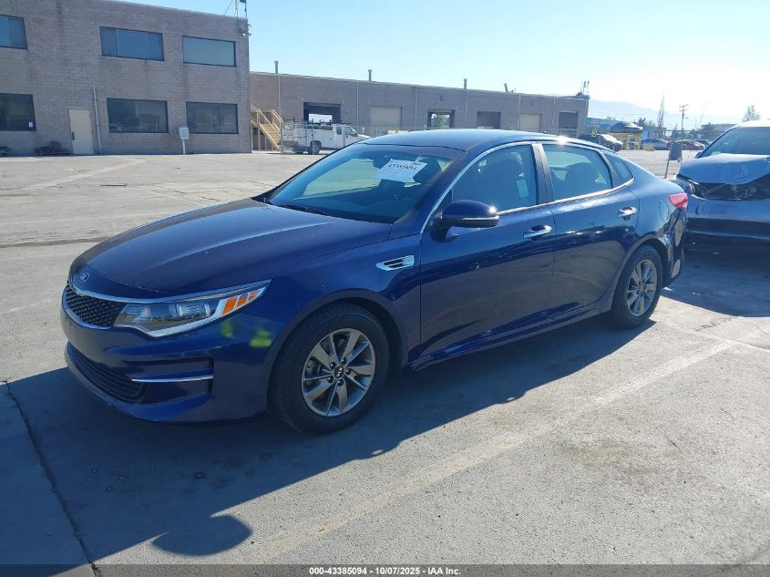 2016 Kia Optima Lx Turbo VIN: 5XXGT4L19GG012948 Lot: 43385094