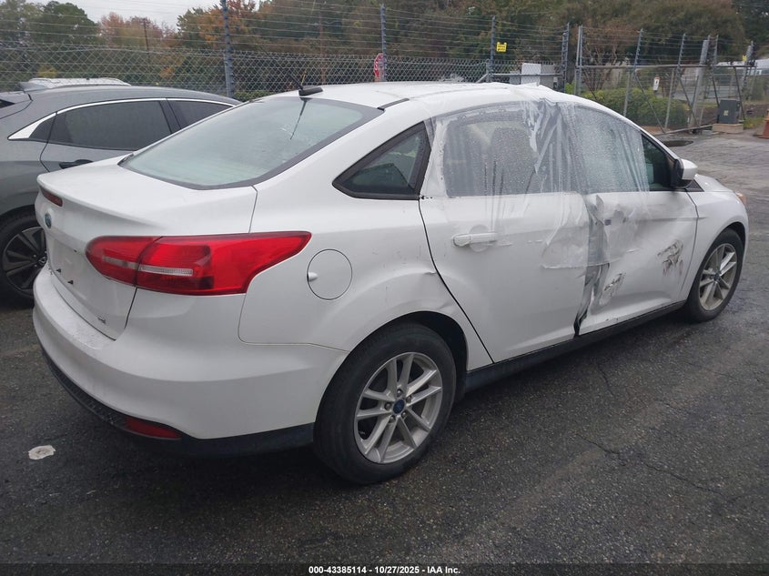 Vin: 1fadp3f2xjl295721, lot: 43879863, ford focus se 20184