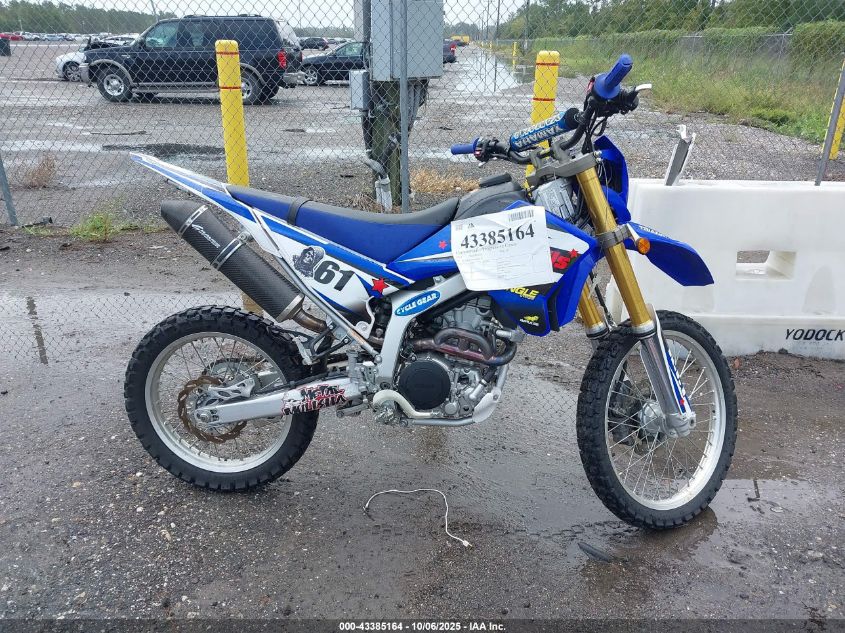 2013 Yamaha Wr250 R VIN: JYADG21E7DA006120 Lot: 43385164