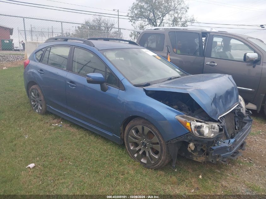 2016 Subaru Impreza 2.0I Sport Premium VIN: JF1GPAP68GH291875 Lot: 43385181