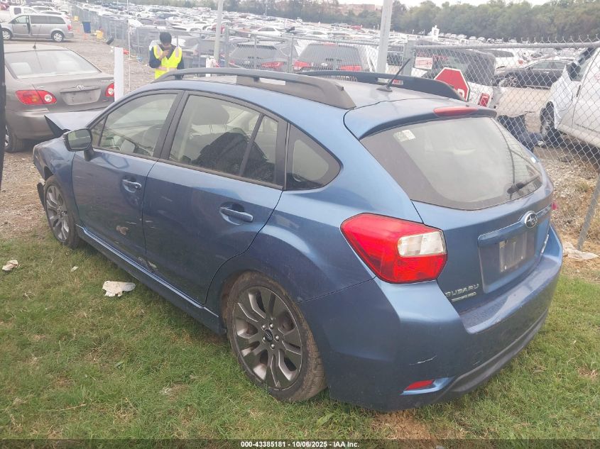 2016 Subaru Impreza 2.0I Sport Premium VIN: JF1GPAP68GH291875 Lot: 43385181